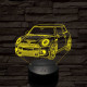Mini Cooper 2014 7 színű  3D led lámpa