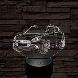 Suzuki Swift 2021 7 színű 3D led lámpa