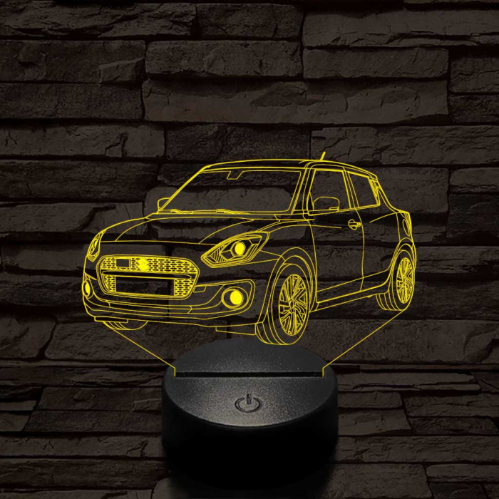 Suzuki Swift 2021 7 színű 3D led lámpa