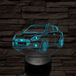 Suzuki Swift 2021 7 színű 3D led lámpa