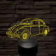 Volkswagen Beetle autó 3D led lámpa