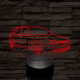 Volkswagen Golf  7 színű 3D led lámpa