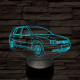Volkswagen Golf  7 színű 3D led lámpa