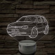Volkswagen Golf  7 színű 3D led lámpa