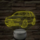 Volkswagen Golf  7 színű 3D led lámpa