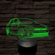 Volkswagen Polo GTI 7 színű 3D led lámpa