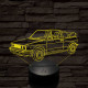 VW Golf 2 cabrio 7 színű 3D led lámpa