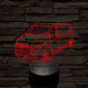 Volkswagen T6 kisbusz 7 színű 3D led lámpa