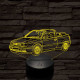 Volkswagen Golf 3 cabrio 7 színű 3D led lámpa