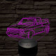 Volkswagen Golf mk 1 cabrio 7 színű 3D led lámpa