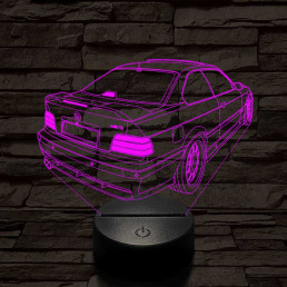 BMW E36 7 színű 3D led lámpa