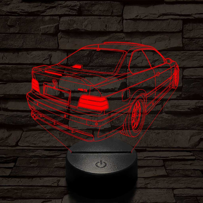 BMW E36 7 színű 3D led lámpa