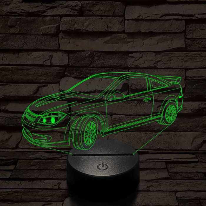 Chevrolet cobalt 7 színű 3D led lámpa