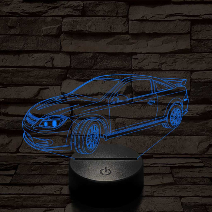 Chevrolet cobalt 7 színű 3D led lámpa
