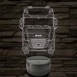 Kamion DAF 7 színű 3D led lámpa