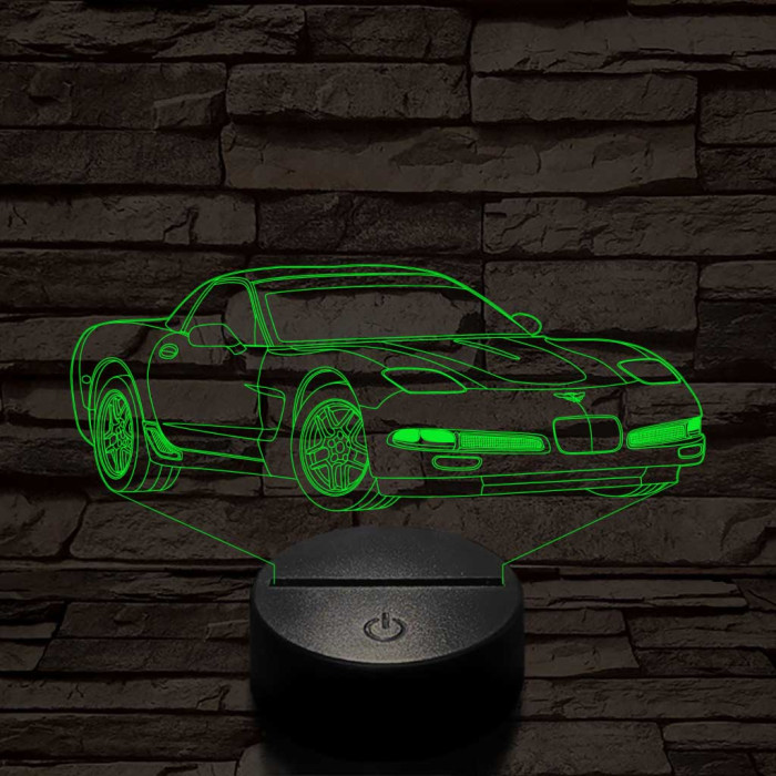 Chevrolet Corvette C5 7 színű 3D led lámpa