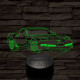 Chevrolet Corvette C5 7 színű 3D led lámpa