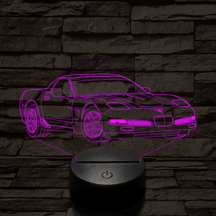 Chevrolet Corvette C5 7 színű 3D led lámpa