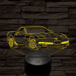 Chevrolet Corvette C5 7 színű 3D led lámpa
