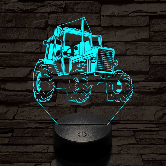 MTZ traktor 3D led lámpa