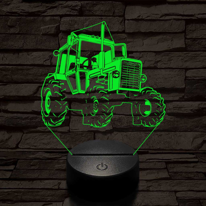 MTZ traktor 3D led lámpa