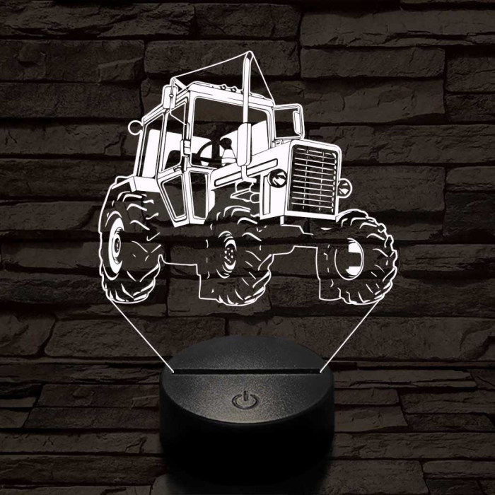 MTZ traktor 3D led lámpa