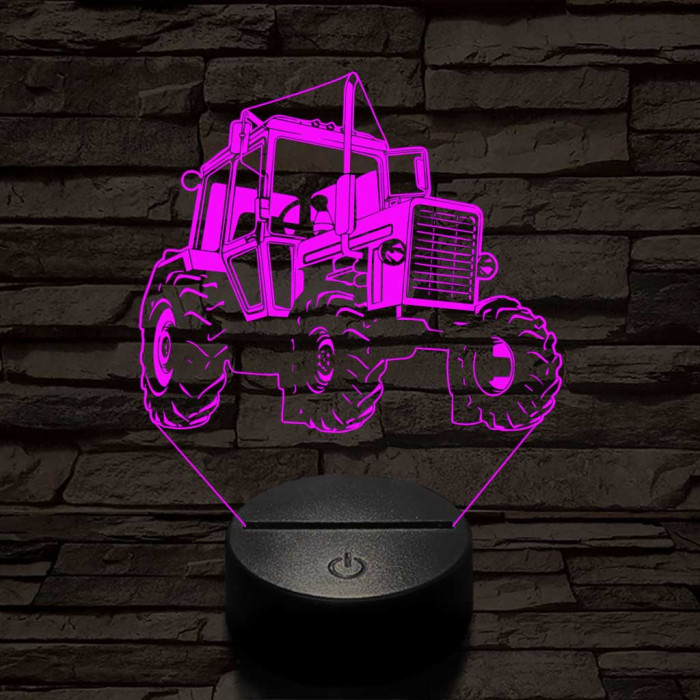 MTZ traktor 3D led lámpa