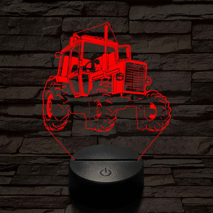 MTZ traktor 3D led lámpa