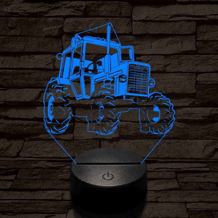 MTZ traktor 3D led lámpa