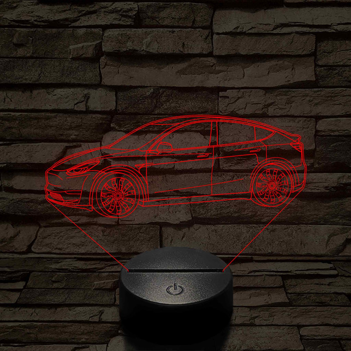 Vireon X  7 színű 3D led lámpa