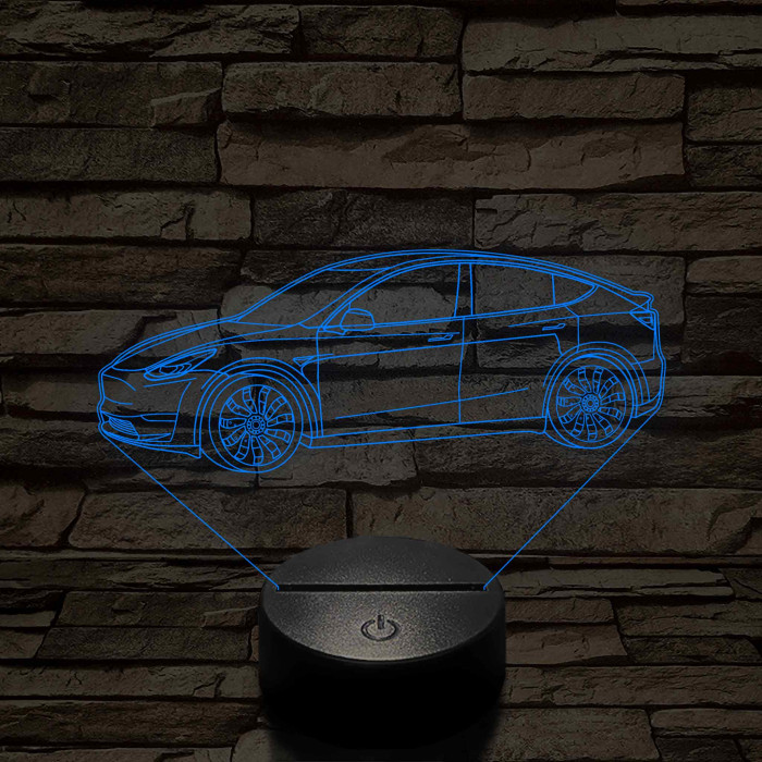 Vireon X  7 színű 3D led lámpa