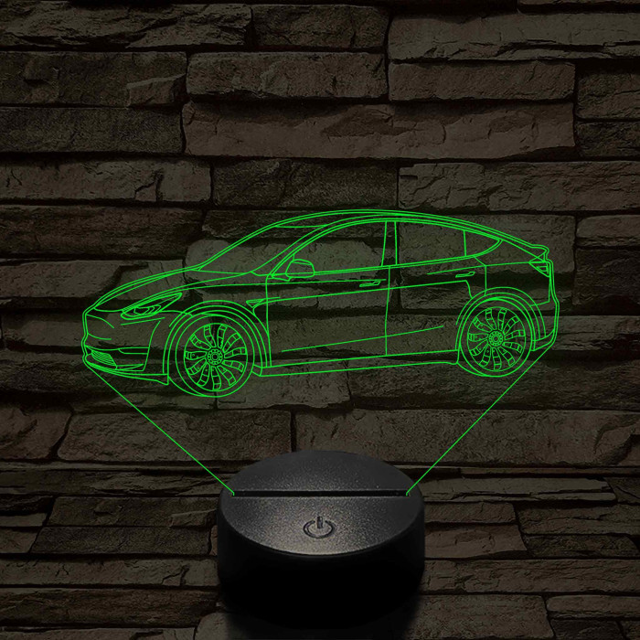 Vireon X  7 színű 3D led lámpa