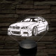 BMW M3 E46 7 színű 3D led lámpa