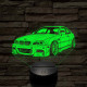 BMW M3 E46 7 színű 3D led lámpa