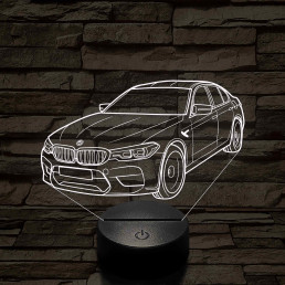 BMW M5 M60 2004 7 színű 3D led lámpa