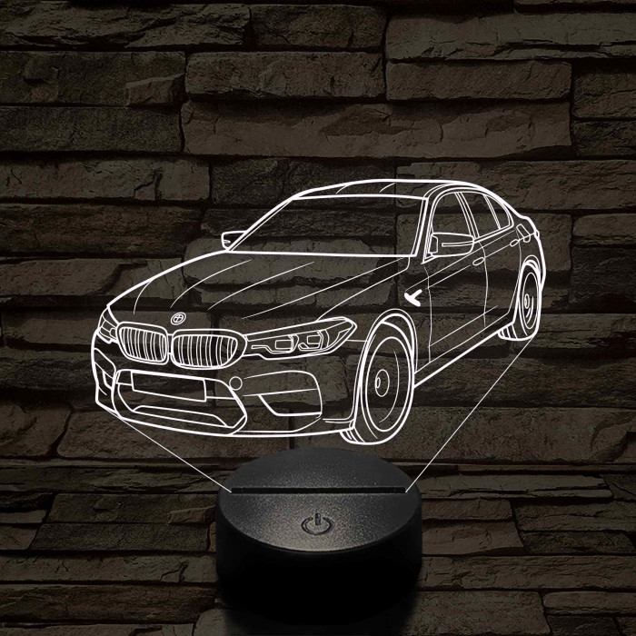 BMW M5 M60 2004 7 színű 3D led lámpa