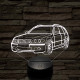 BMW 3 E46 Kombi 7 színű 3D led lámpa