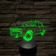 Lada 1200 7 színű 3D led lámpa – Klasszikus autórajongóknak