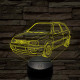 VW Golf MK3  7 színű 3D led lámpa