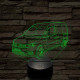 VW Caddy  7 színű 3D led lámpa