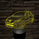 Peugeot 207 LED Lámpa – Egyedi rendszámmal gravírozható
