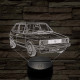 Volkswagen Golf 1 kereklámpás –  7 színű, színváltós 3D LED lámpa