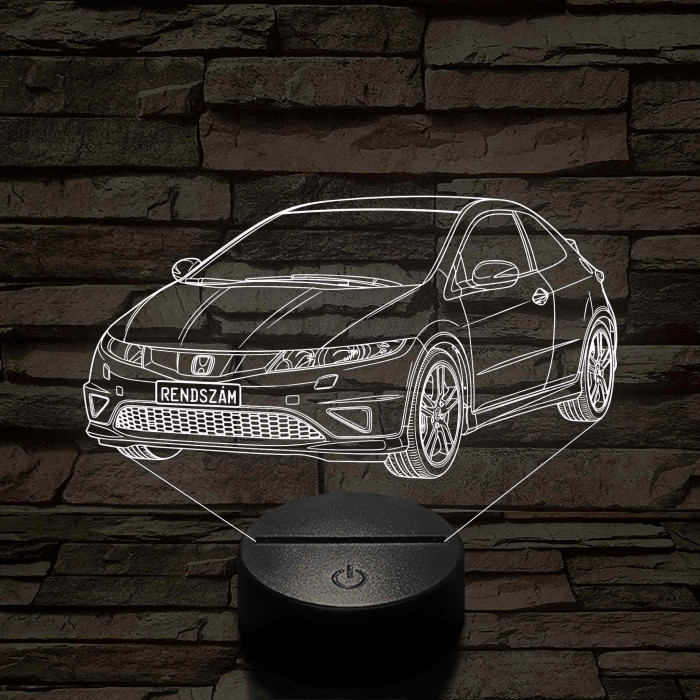 Honda Civic 1.4 Sport – 7 színű, színváltós LED lámpa