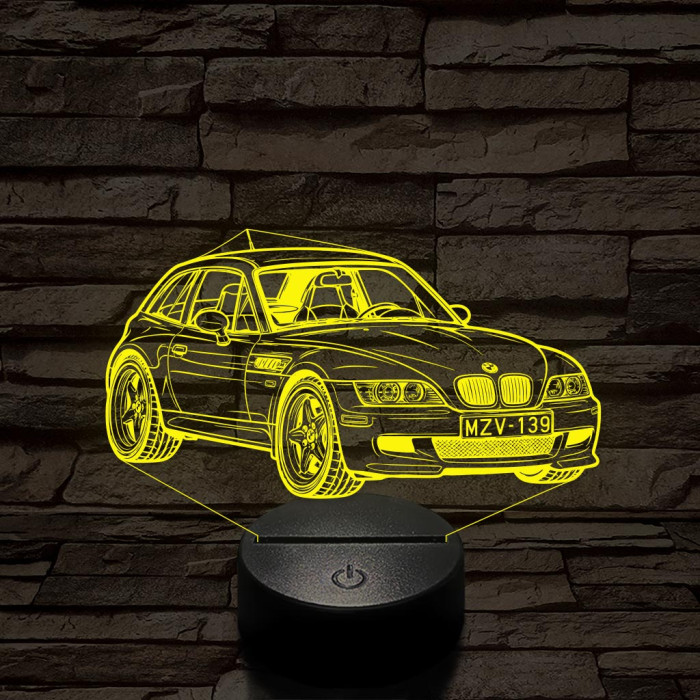 BMW Z3 Coupe – 7 színű, színváltós 3D LED lámpa