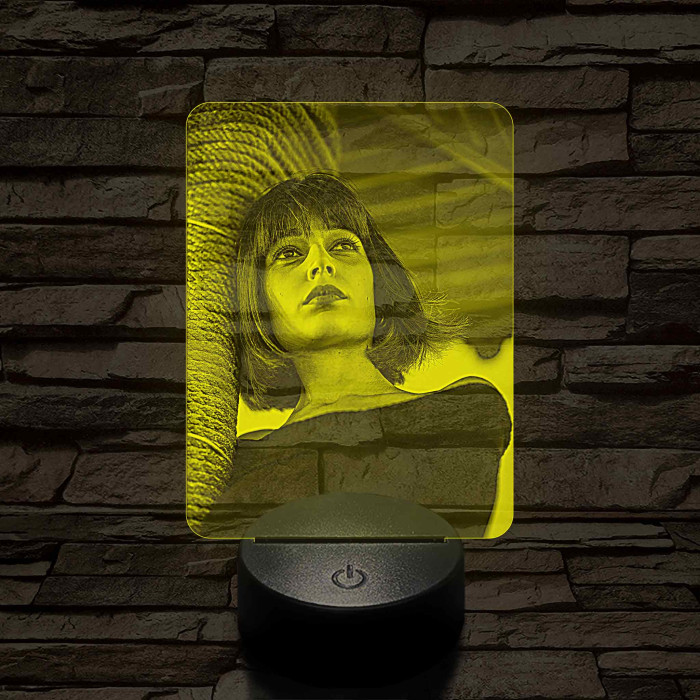 Hasznos Egyedi Nőnapi Fotós Ajándék 7 színű 3D led lámpa