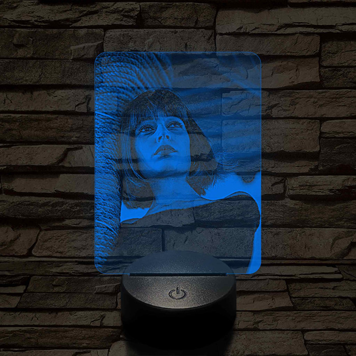 Hasznos Egyedi Nőnapi Fotós Ajándék 7 színű 3D led lámpa