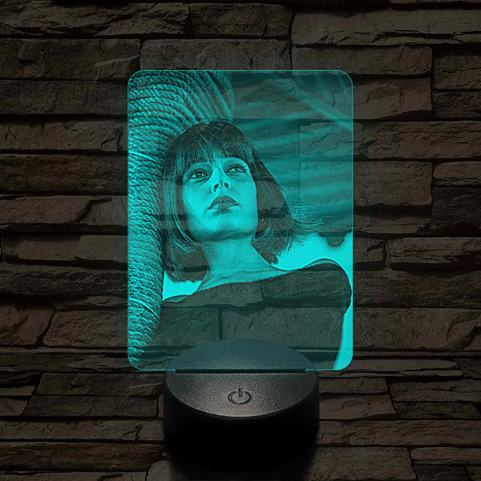 Hasznos Egyedi Nőnapi Fotós Ajándék 7 színű 3D led lámpa