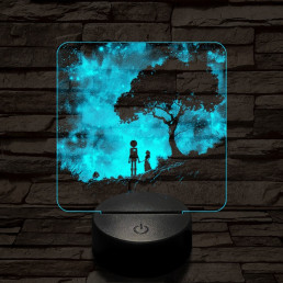 Közös remény 7 színű valósághű 3D led lámpa