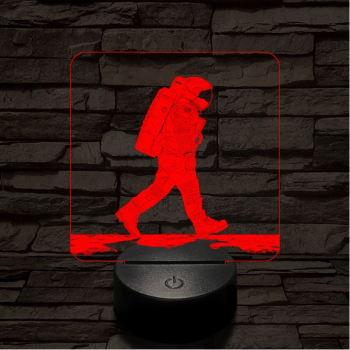 Holdséta 3D led lámpa