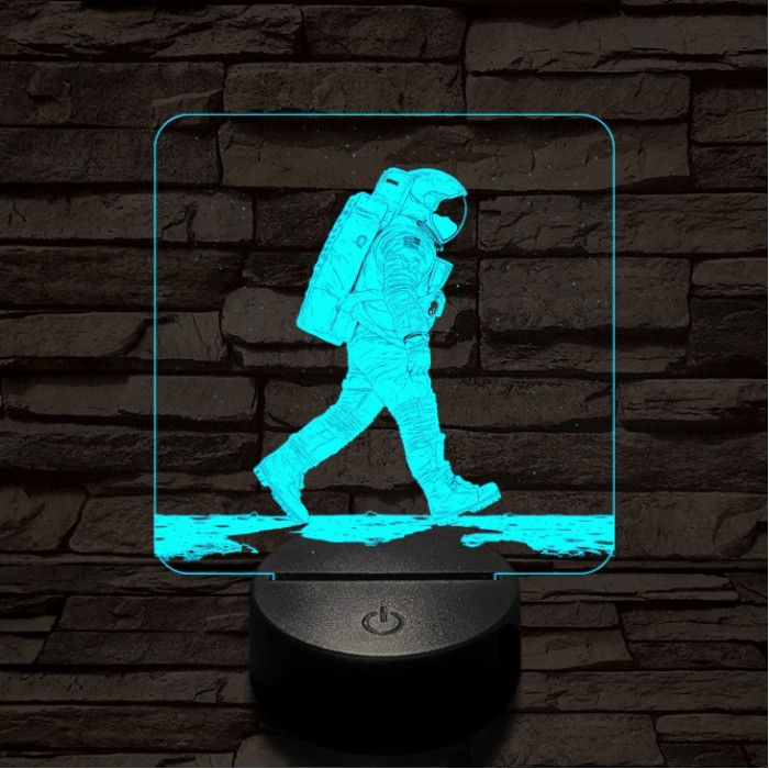 Holdséta 3D led lámpa